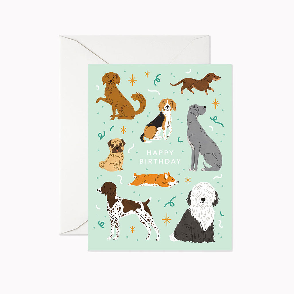 Dog Birthday Card - Linden Paper Co. , Greeting Card - Stationery Brand, Linden Paper Co. Linden Paper Co., Linden Paper Co.  Linden Paper Co. 
