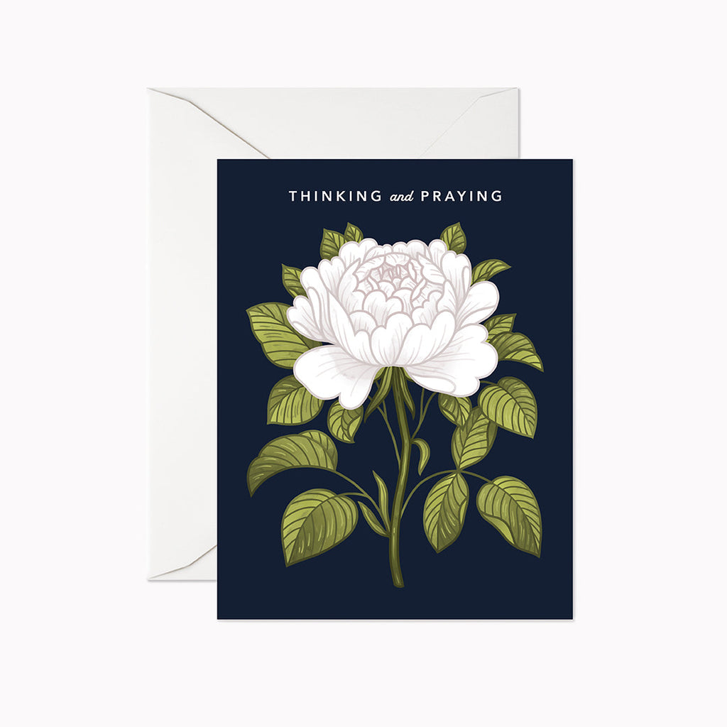 Thinking and Praying - Linden Paper Co. , Greeting Card - Stationery Brand, Linden Paper Co. Linden Paper Co., Linden Paper Co.  Linden Paper Co. 