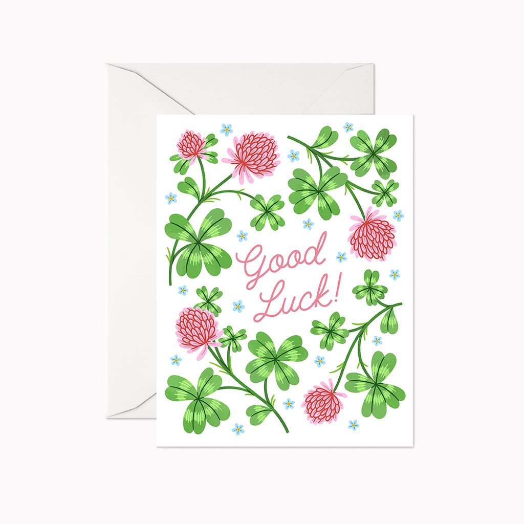 Good Luck Card - Linden Paper Co. , Greeting Card - Stationery Brand, Linden Paper Co. Linden Paper Co., Linden Paper Co.  Linden Paper Co. 