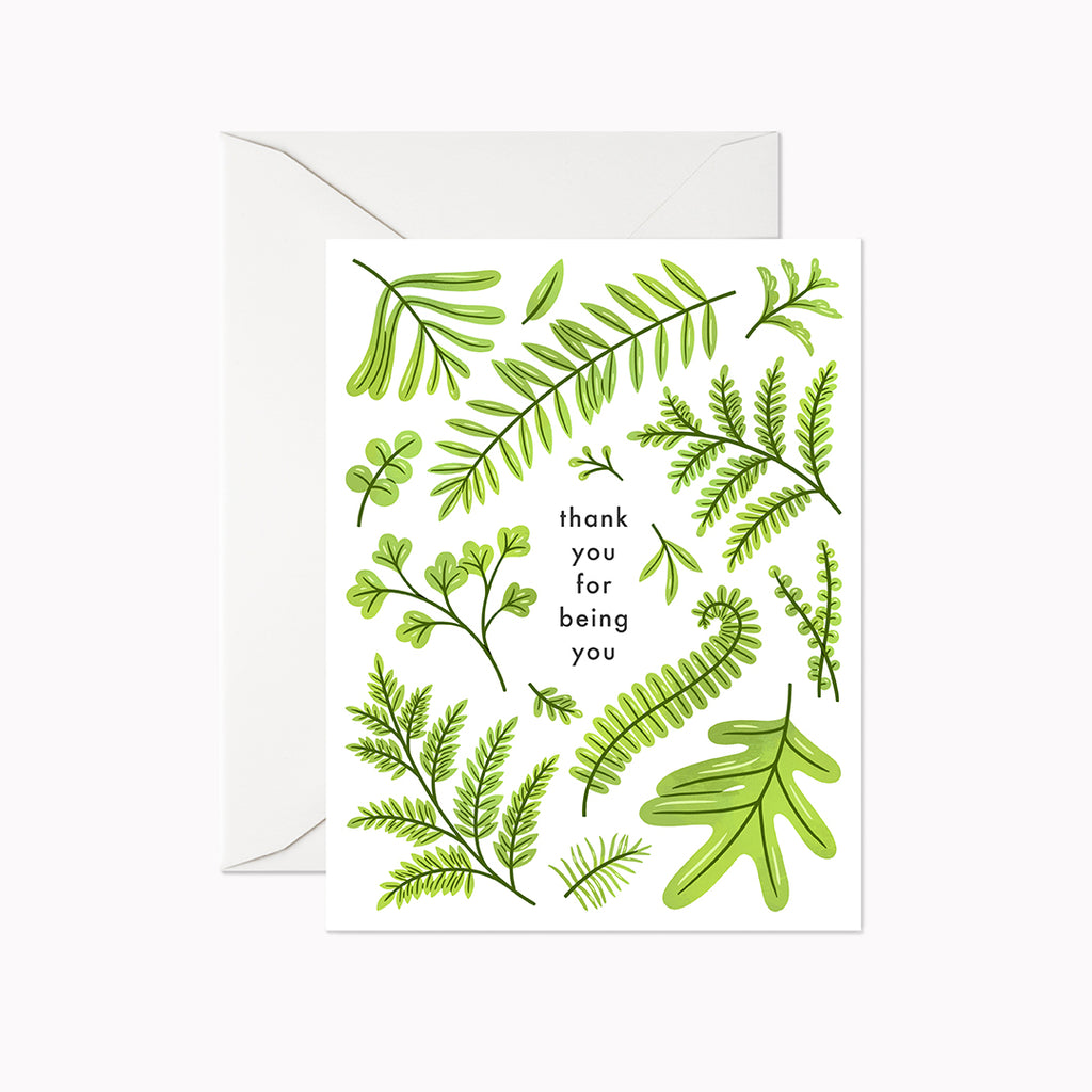 Thank You For Being You Card - Linden Paper Co. , Greeting Card - Stationery Brand, Linden Paper Co. Linden Paper Co., Linden Paper Co.  Linden Paper Co. 