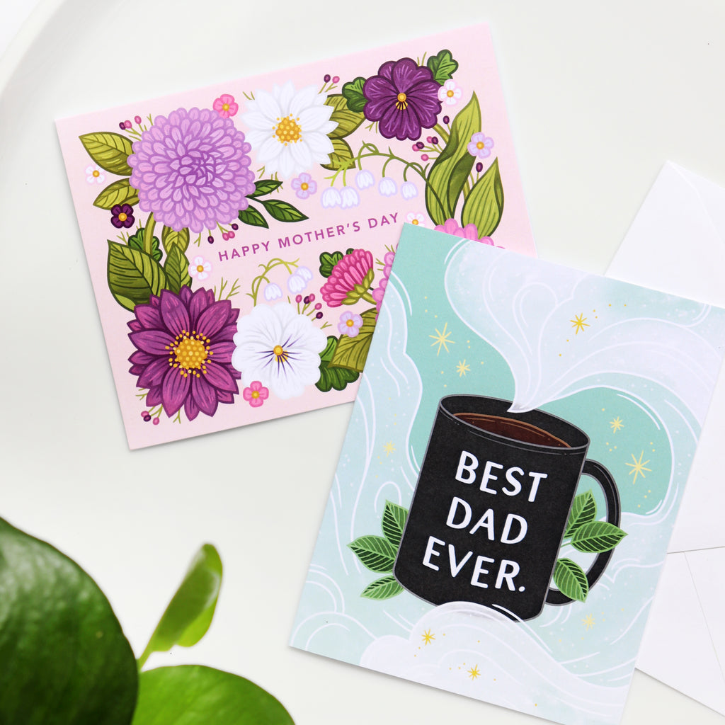 Best Dad Ever Card - Linden Paper Co. , Greeting Card - Stationery Brand, Linden Paper Co. Linden Paper Co., Linden Paper Co.  Linden Paper Co. 